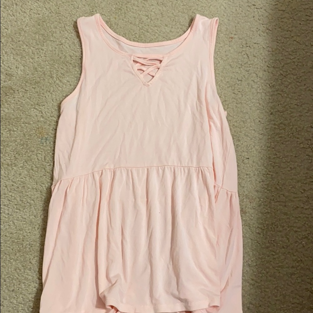pink stretchy blouse